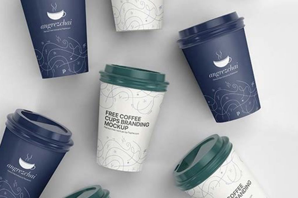 Sustainable eco-friendly coffee cups and reusable packaging options for environmentally conscious businesses