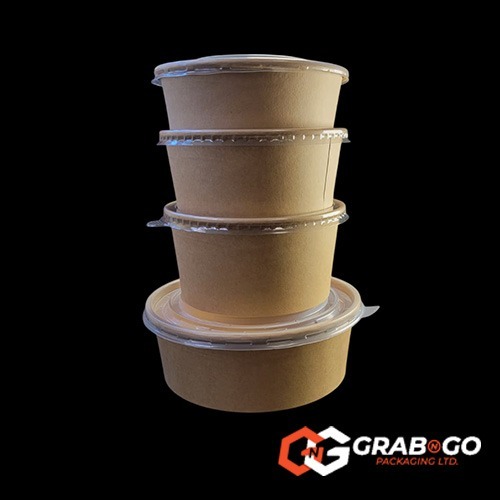 1000ml Large Kraft Deli Bowls - Image 2