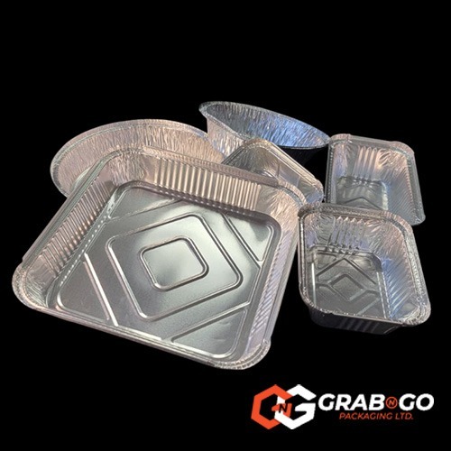 No.9 Foil Containers (2" Shallow Square) - Image 2