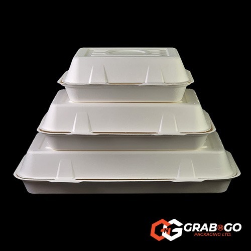 BFC2 Medium Bagasse Fish & Chips Box (10"x 6") - Image 4