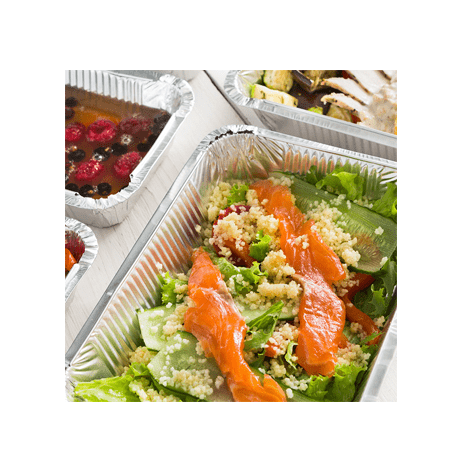 No.2 Poly Coated Lids (Heavy Duty) for Foil Containers - Image 3