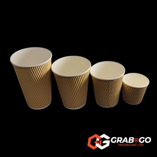 12oz Kraft Ripple Cup - Image 3