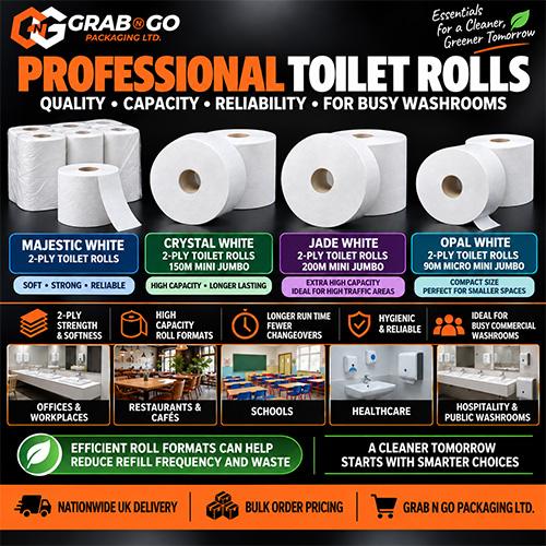 Crystal White 2-Ply Toilet Rolls 150m