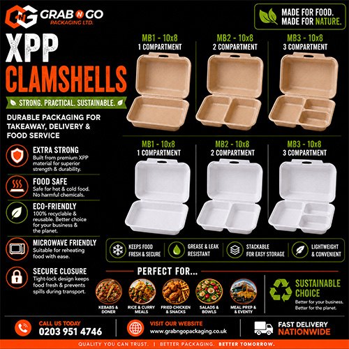 XPP Clamshells Compartmented