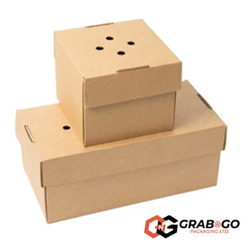 Large Kraft Gourmet Burger Box - Image 4