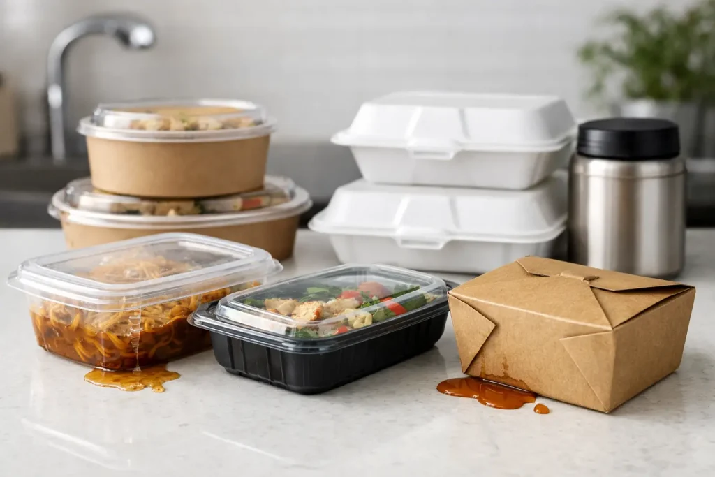 Which Takeaway Containers Stop Leaks?