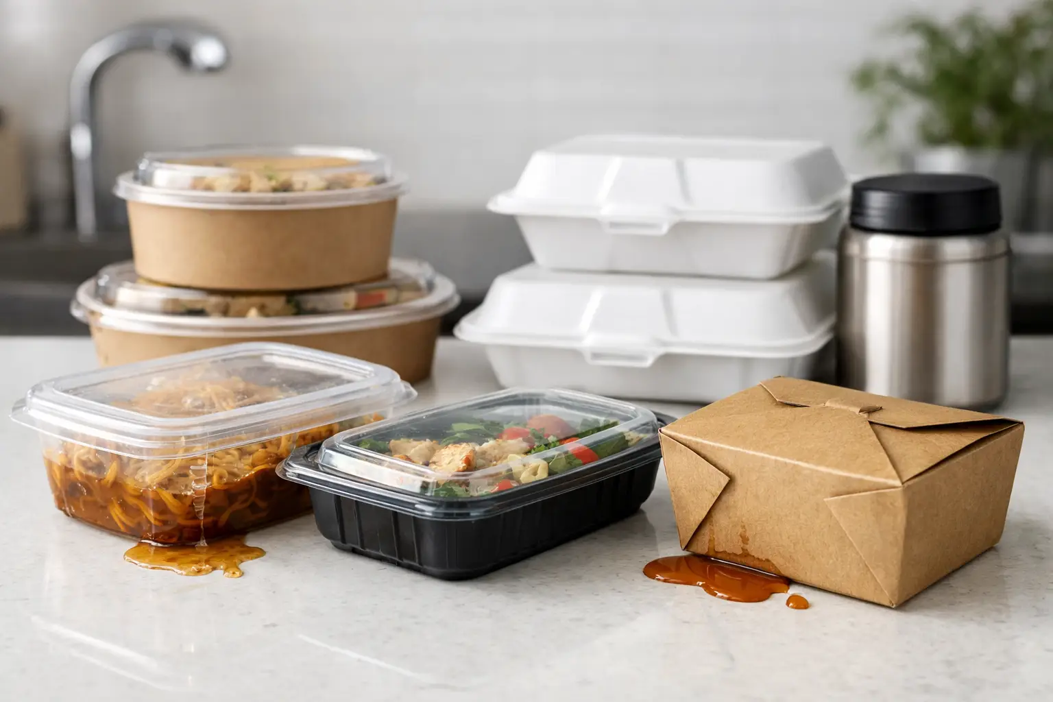 Which Takeaway Containers Stop Leaks?