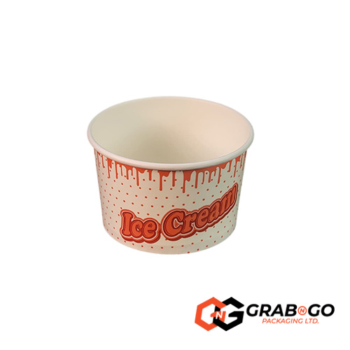8oz Ice Cream Cups - Printed