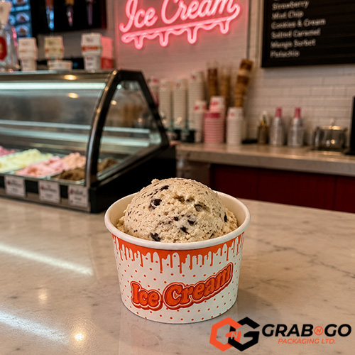 Ice Cream Tub Printed