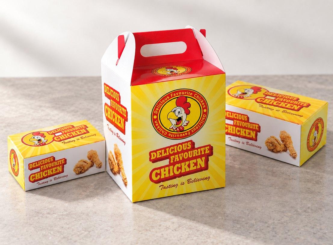 Chicken shop packaging