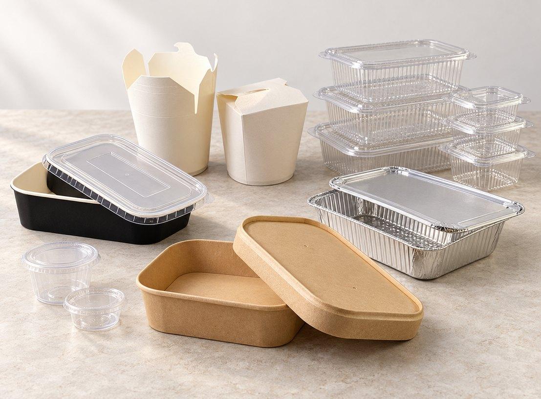 Takeaway food containers